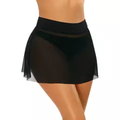Self plażowa spódniczka Skirt 4 czarny przód